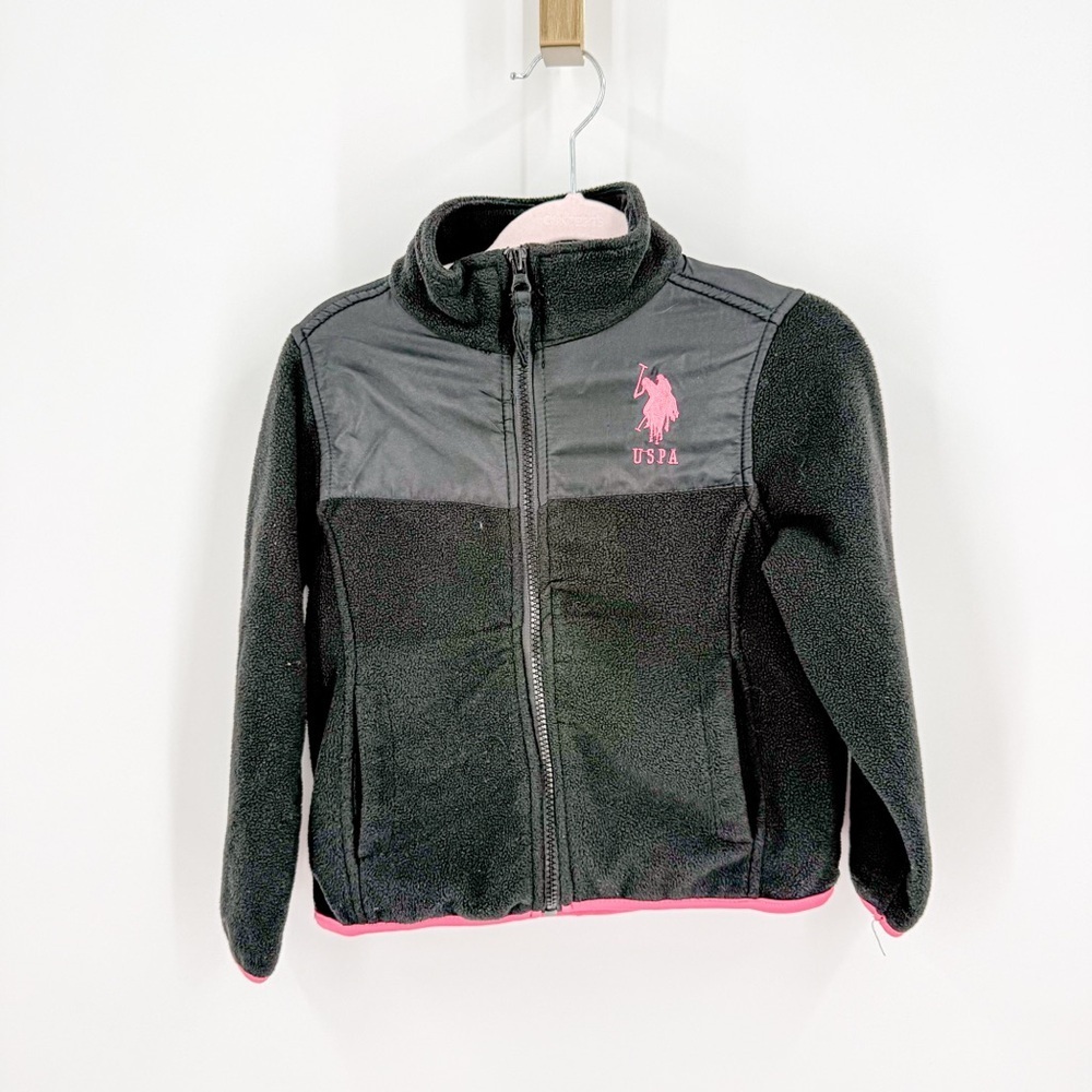 U.S. Polo Assn. Gray Fleece Jacket